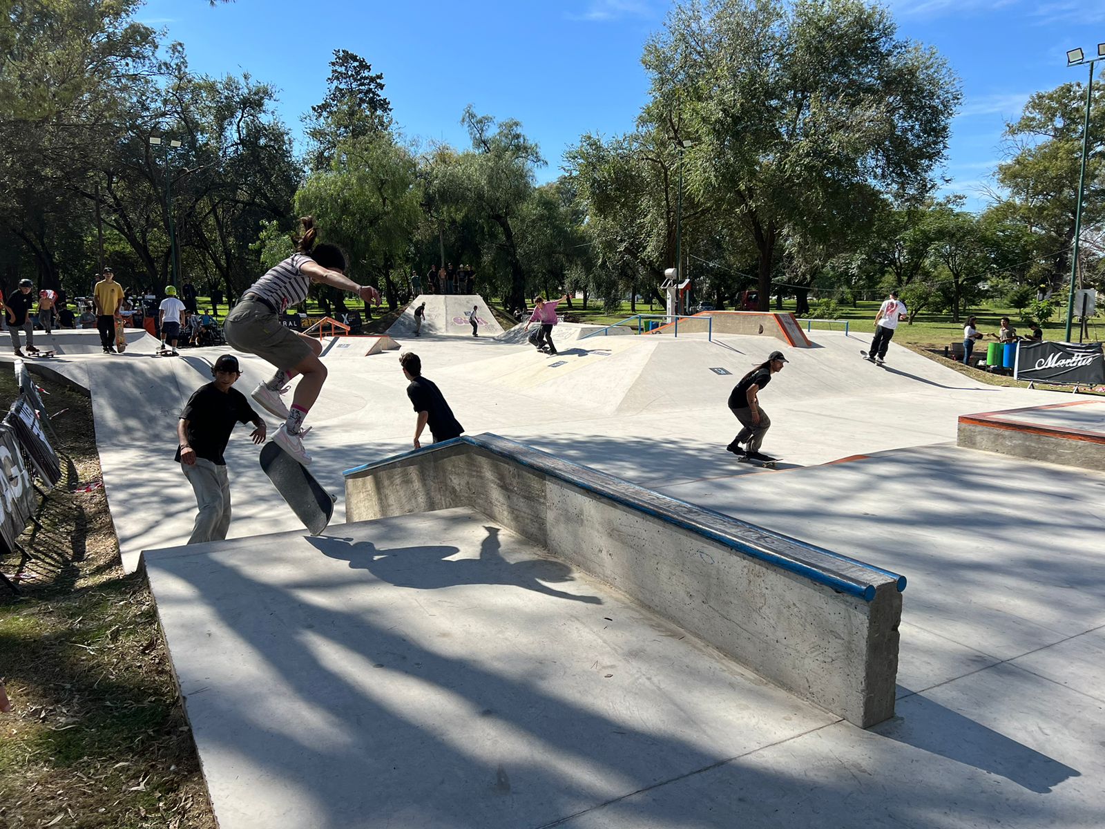 Villa Nueva inauguró el Circuito Córdobes de Skate en el Parque
