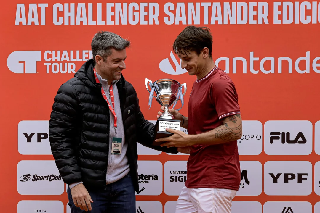 Camilo Ugo Carabelli, campeón del Challenger de Villa María