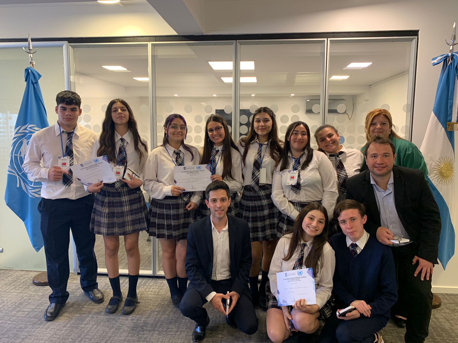 Estudiantes de la Inmaculada visitaron la Oficina de Naciones Unidas