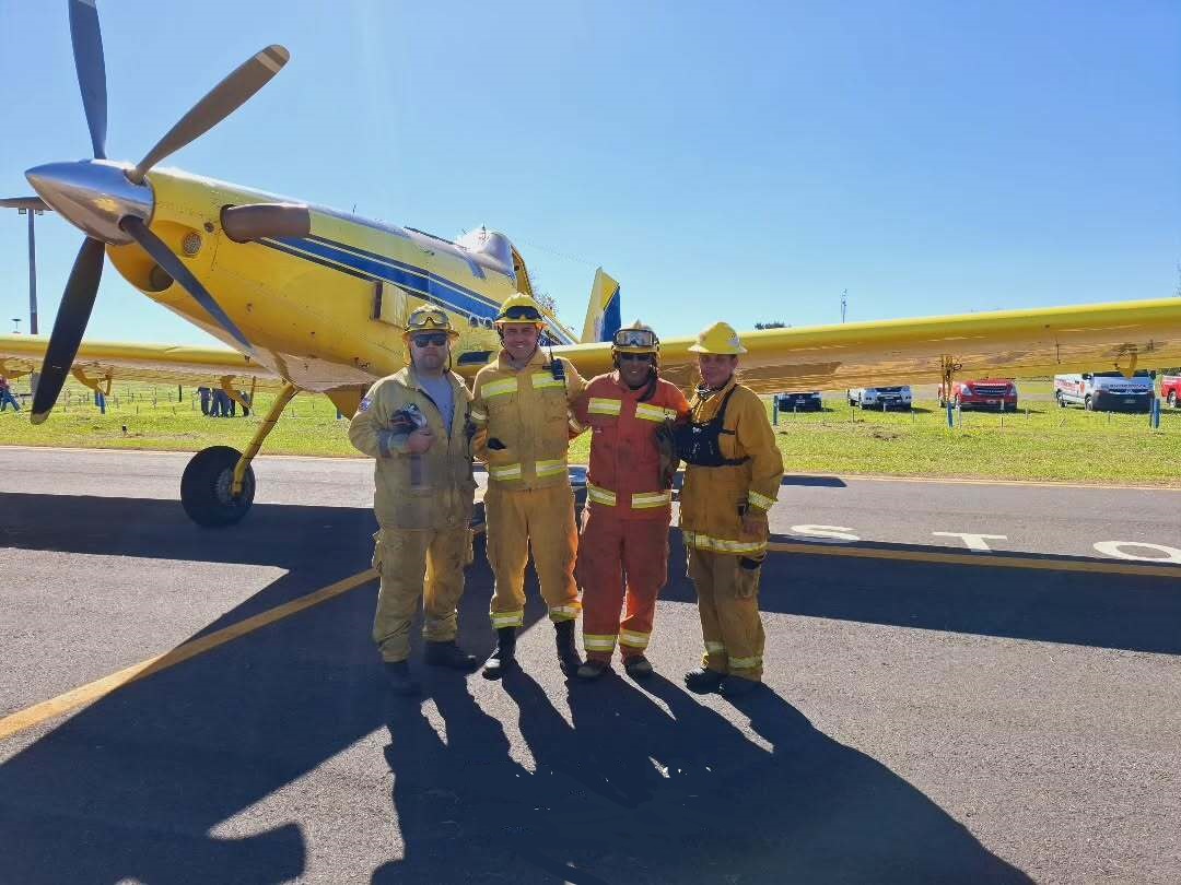 Bomberos de Villa Nueva se capacitaron en operaciones de aeronaves