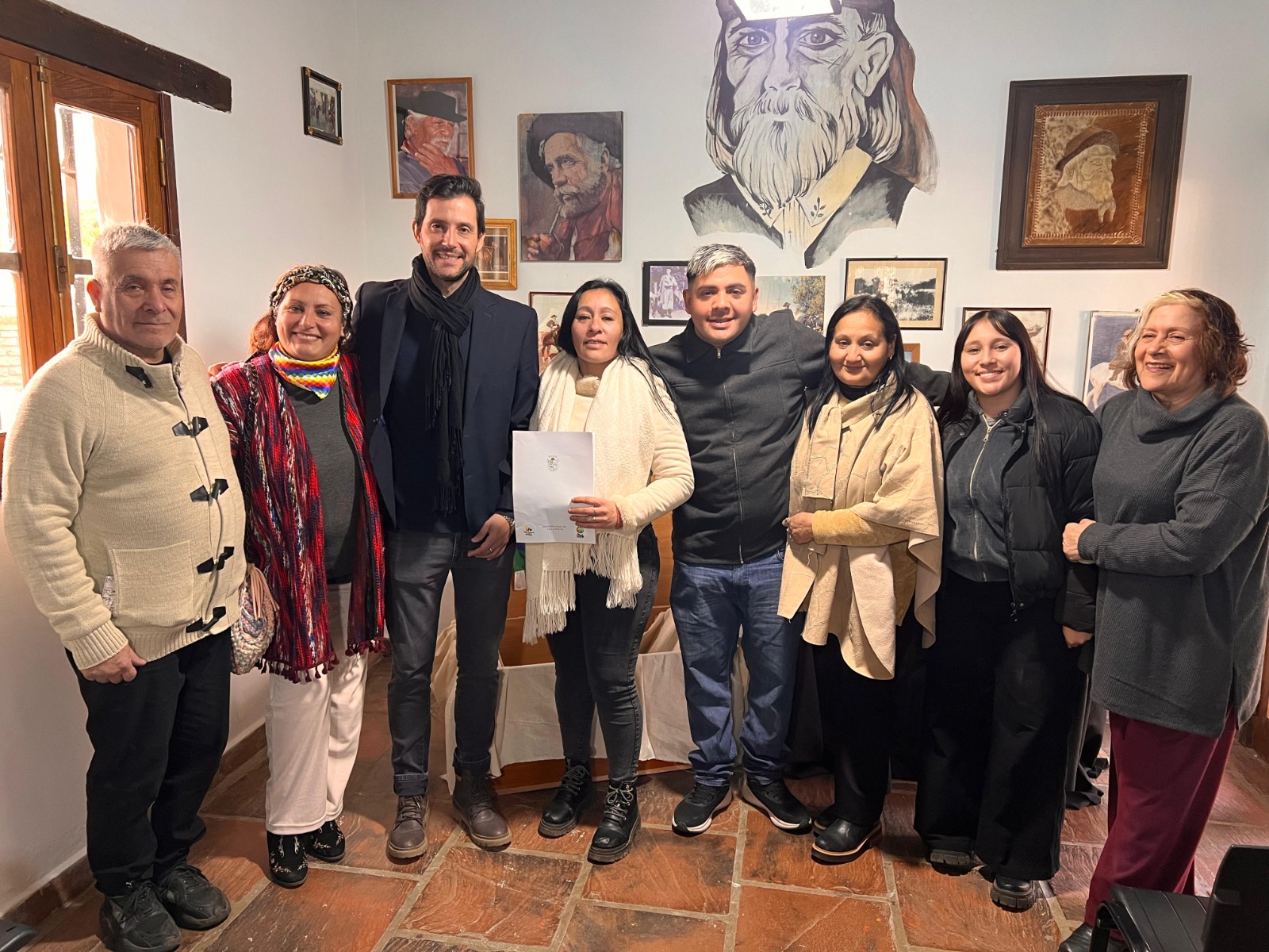 Villa Nueva realizó una restitución histórica a la comunidad Comechingón