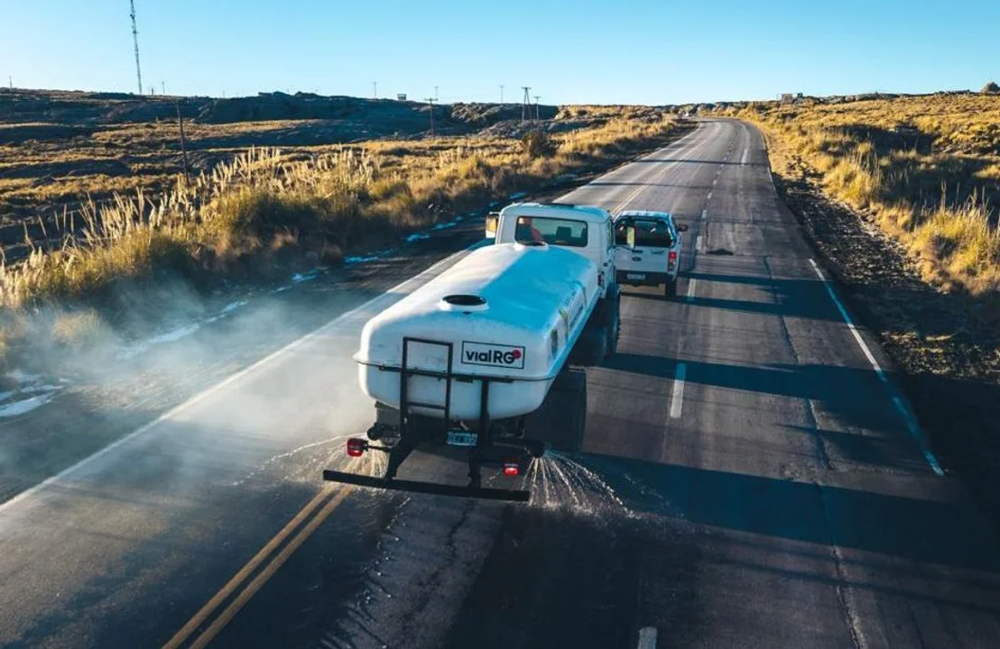 Reducen la formación de hielo en  las Altas Cumbres: cómo se hace