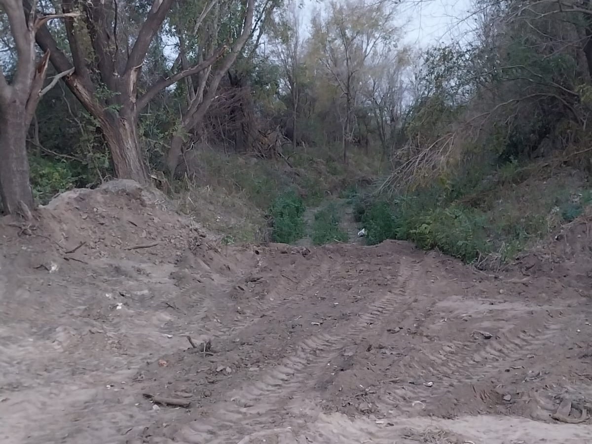 Vecinos denunciaron que taparon el canal de los castañones