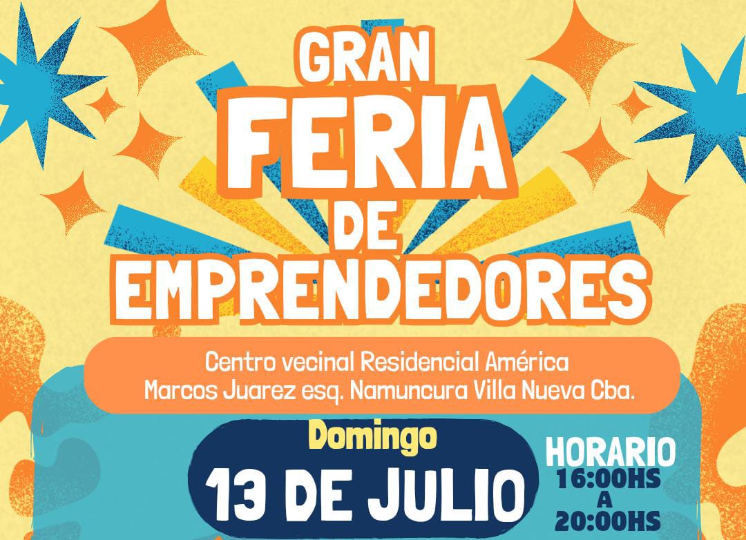 Vuelve la Gran Feria de Emprendedores a Barrio Residencial América