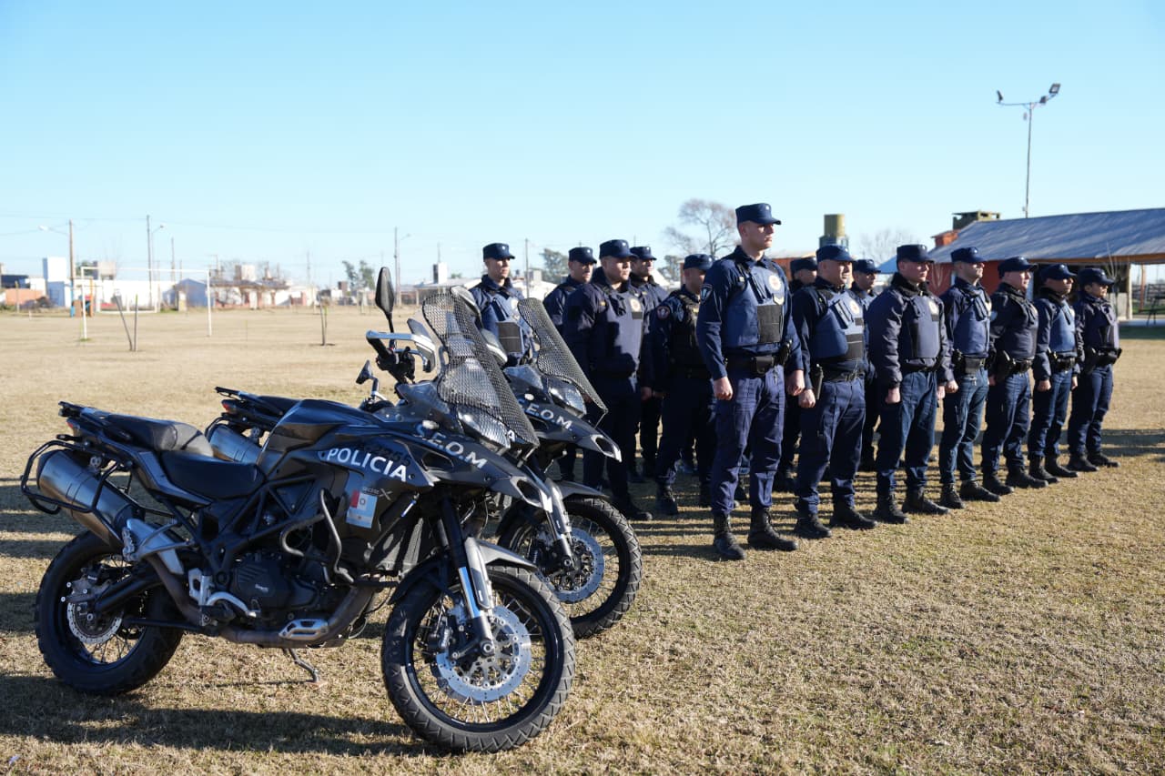 Villa María creó un nuevo cuerpo de seguridad: forman el servicio especial de operaciones motorizadas