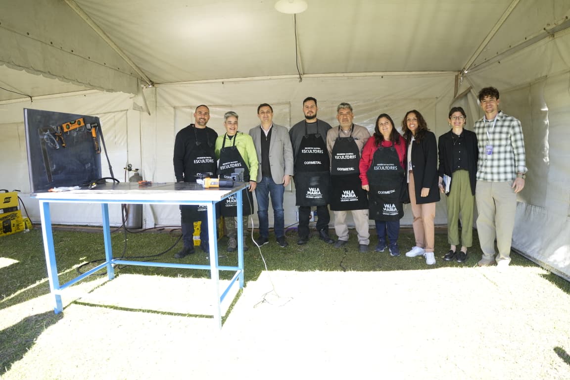 Villa María realiza el Encuentro Nacional de Escultores en el Parque de la Vida