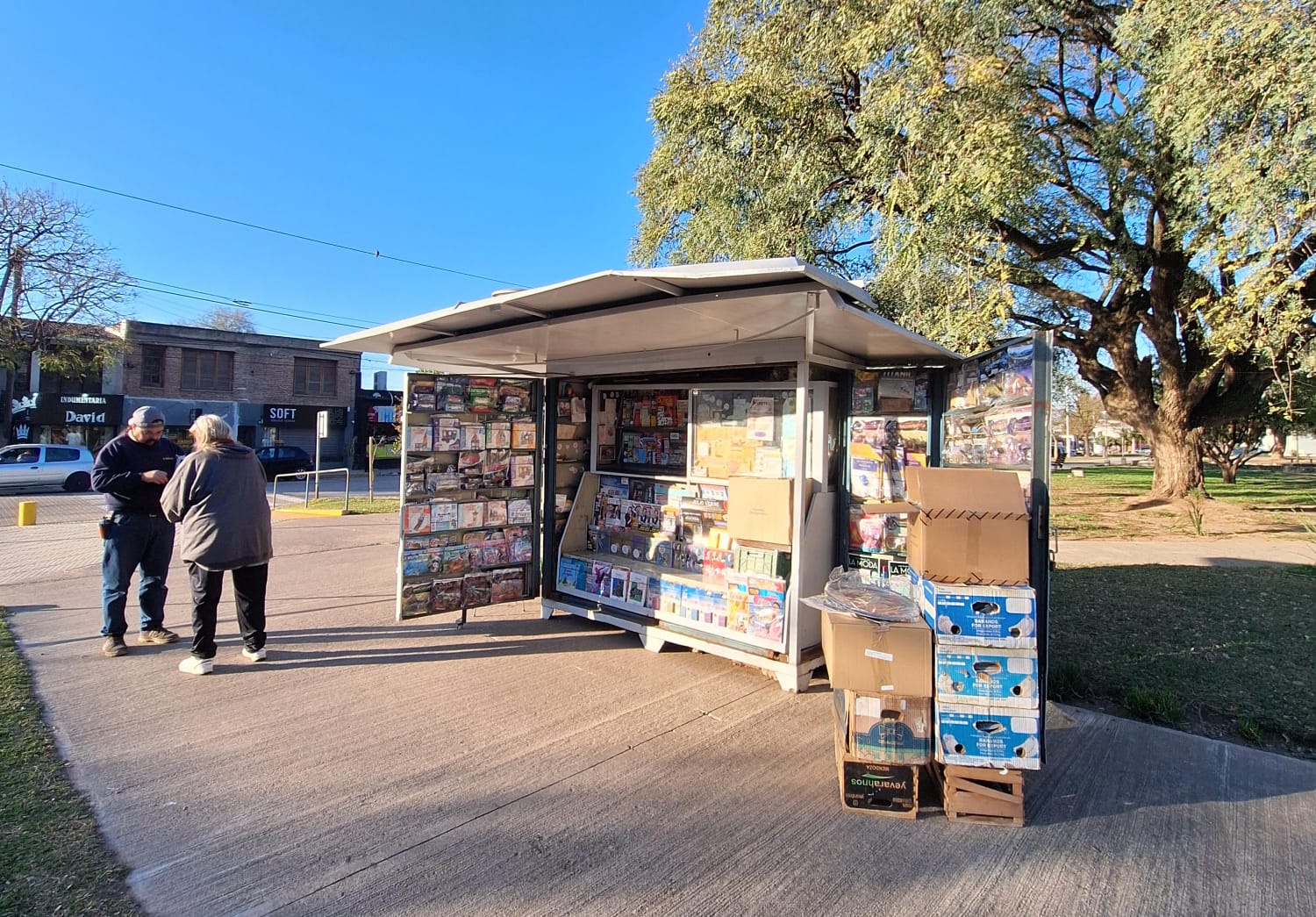 Kioscos habilitados para servicio de correspondencia. Villa Nueva aún no se adhiere 
