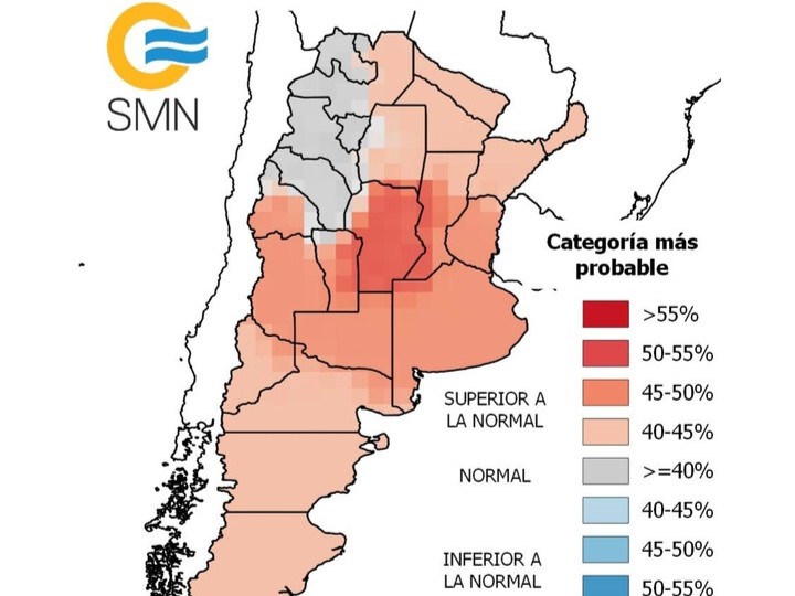 Habrá más calor de lo normal hasta diciembre