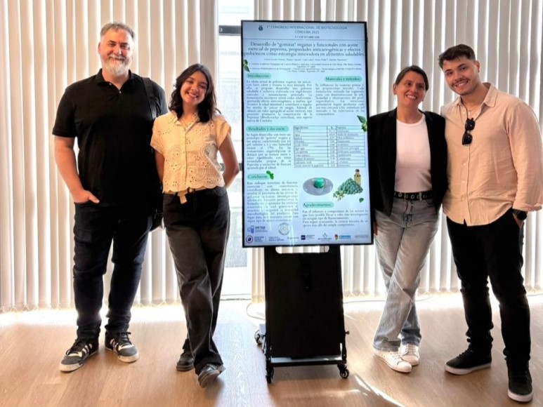 En la UNVM desarrollan gomitas masticables de Peperina beneficiosas para la salud