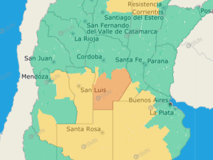 Alerta Naranja para la noche de hoy