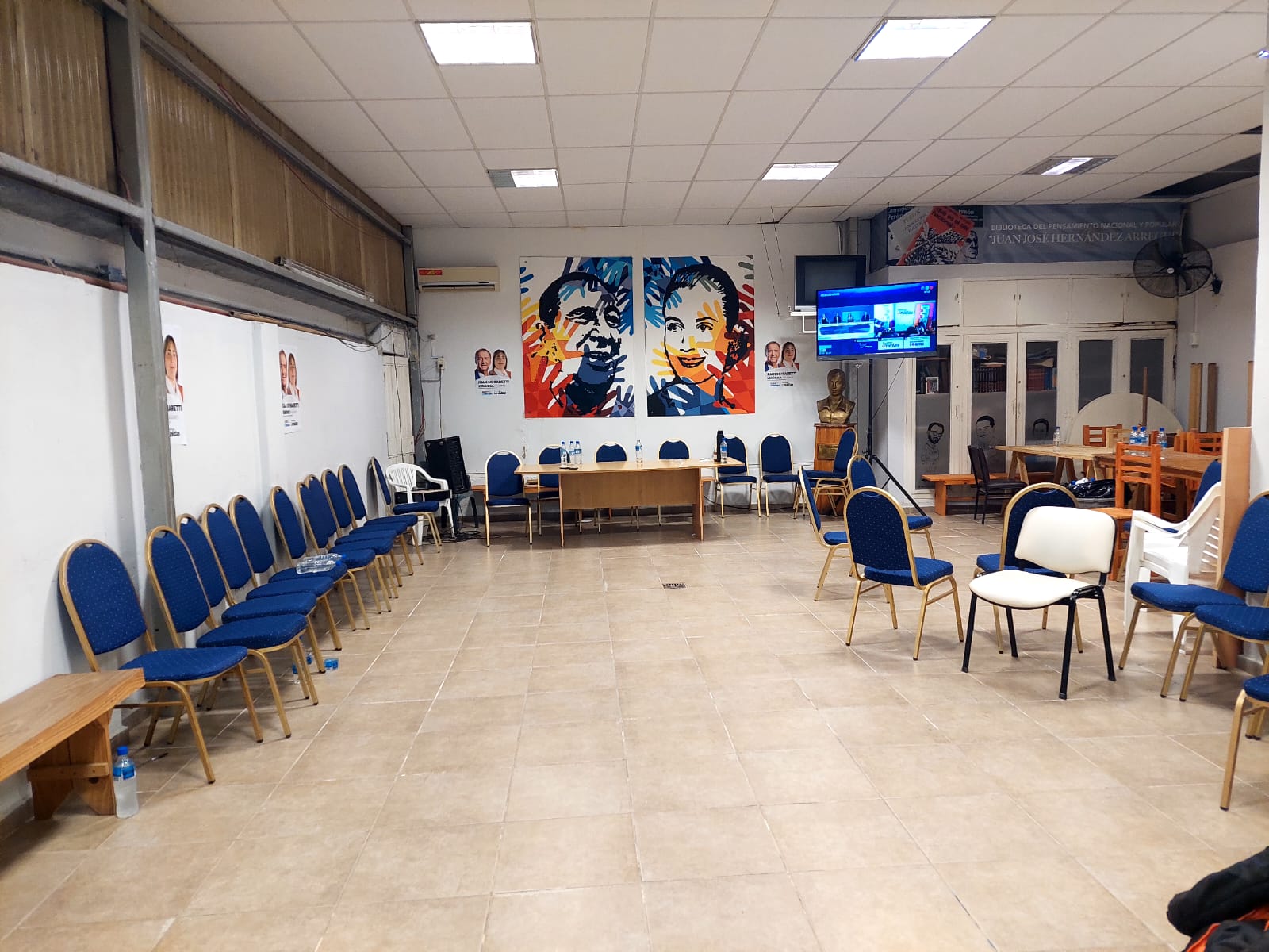 Silencio total en el PJ: el bunker de Provincias Unidas quedó vacío 