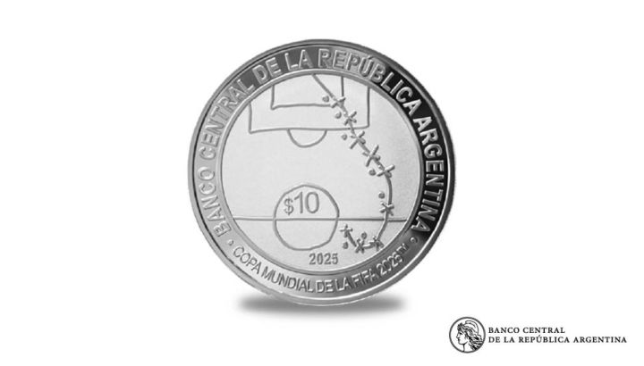 La nueva moneda del BCRA: homenajea el gol del ’86, pero no menciona a Maradona