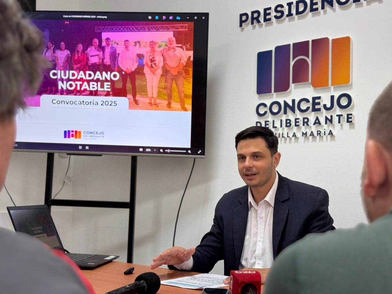 Abren la convocatoria para las Distinciones 2025 del Concejo Deliberante de Villa María