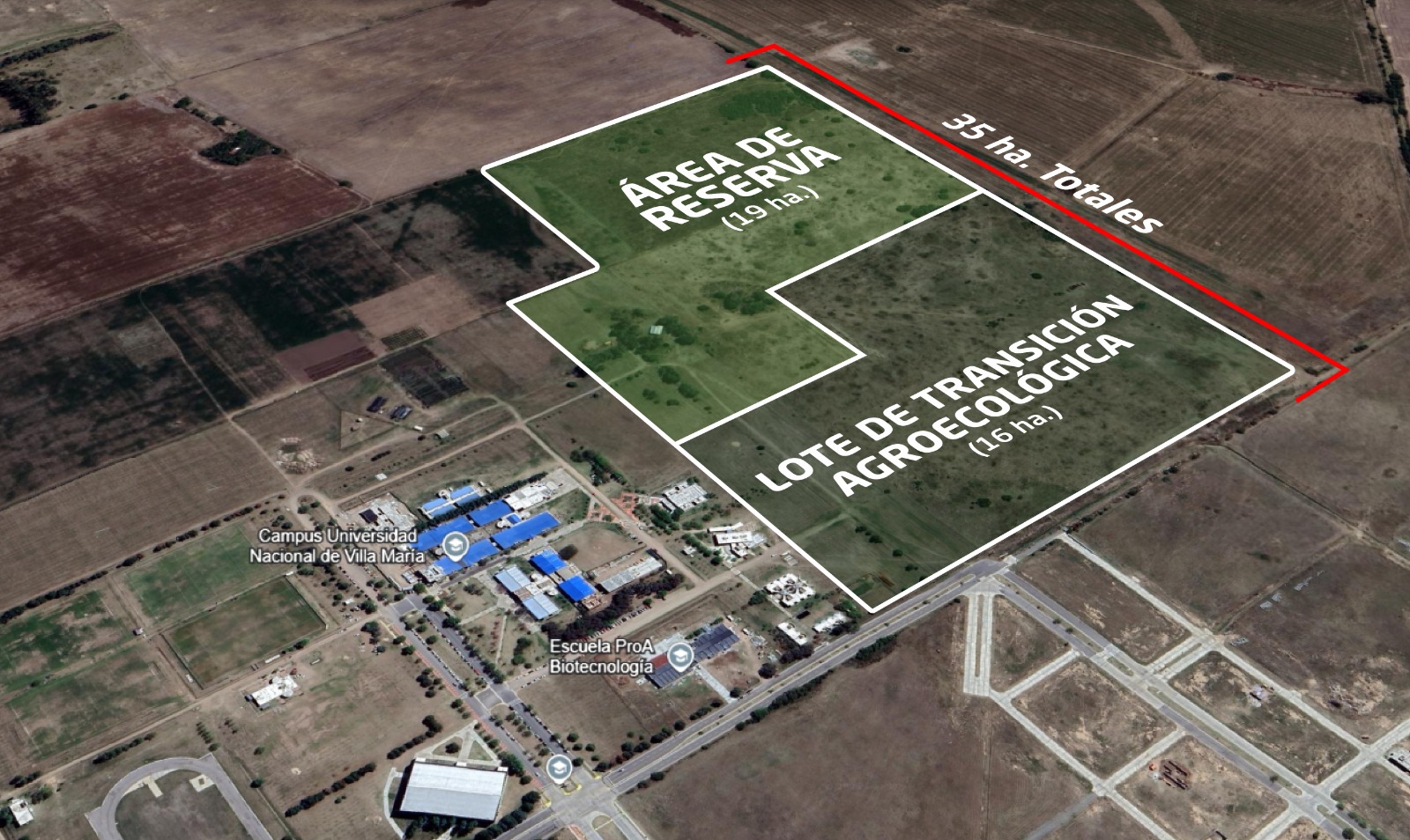 La UNVM amplía su Campo Experimental con 35 hectáreas