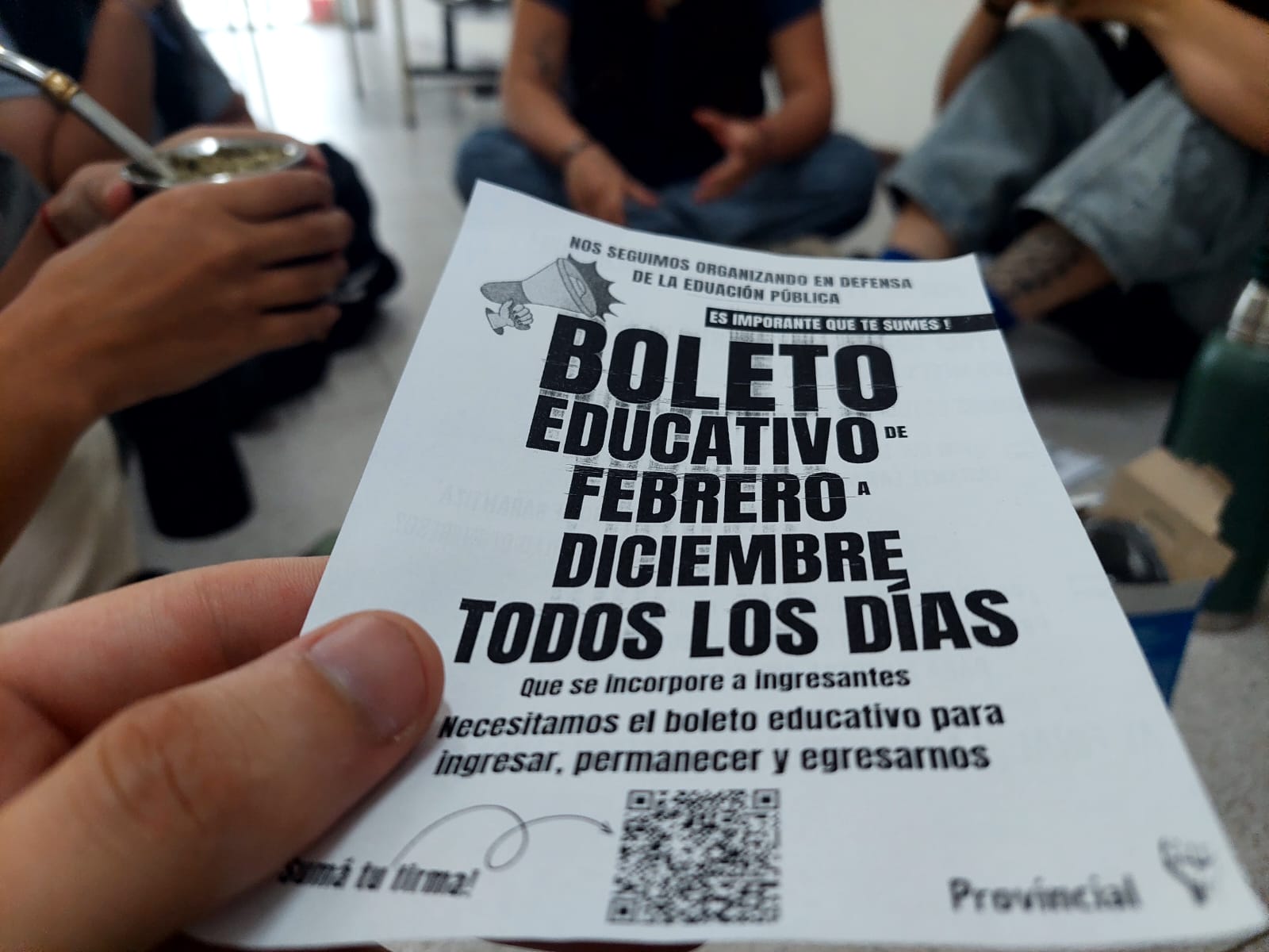 Estudiantes de la UNVM realizarán un banderazo para pedir por el Boleto Educativo