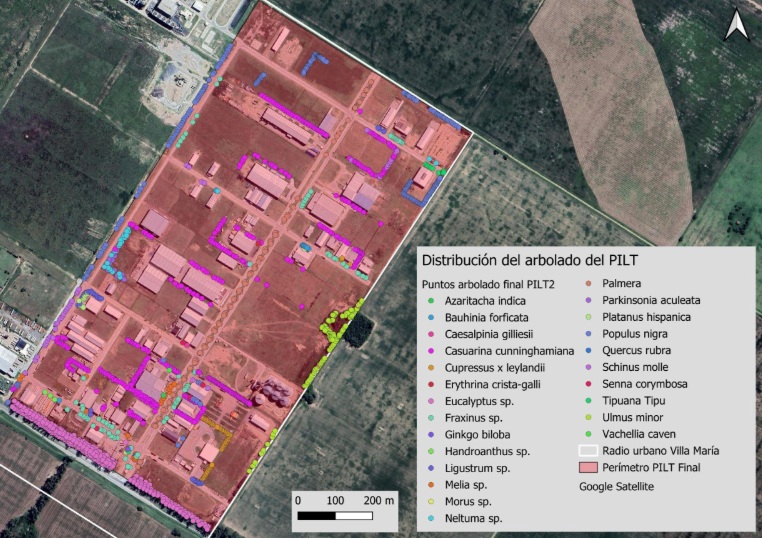 Villa María: el Parque Industrial realizó un relevamiento de más de 1.400 árboles