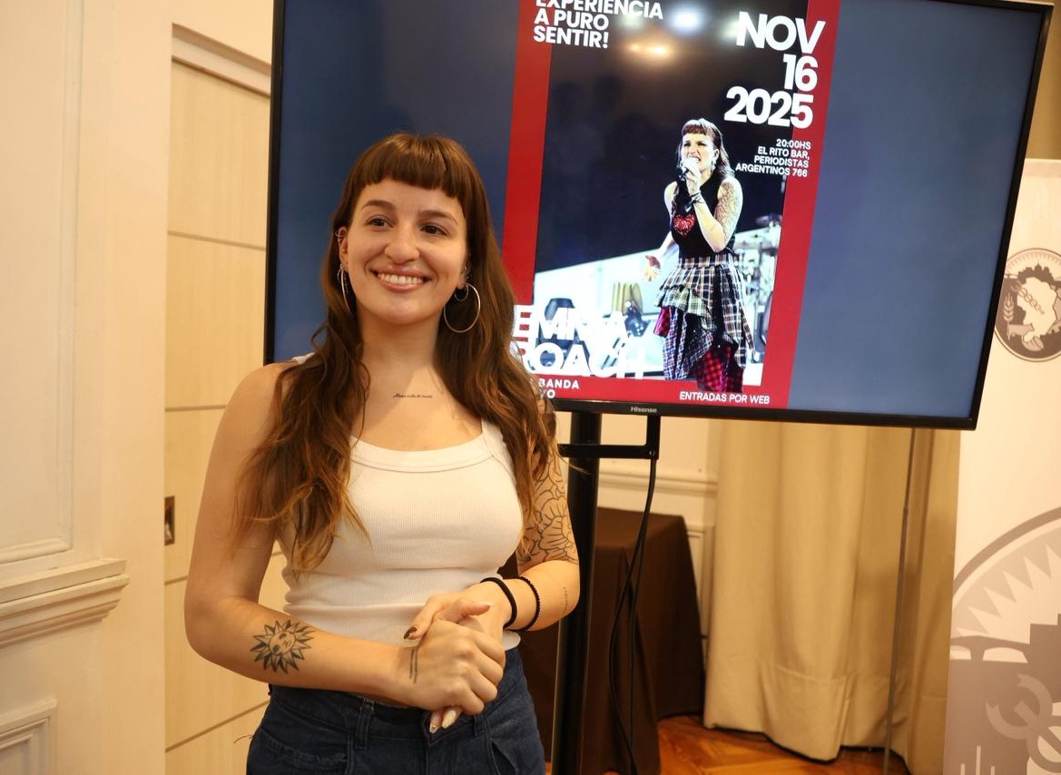 Emma Roach dará un concierto luego de su participación en La Voz Argentina