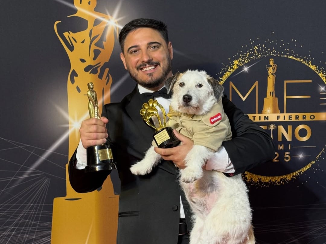 Hernán Lirio ganó un Martín Fierro Latino junto a Ramoncito