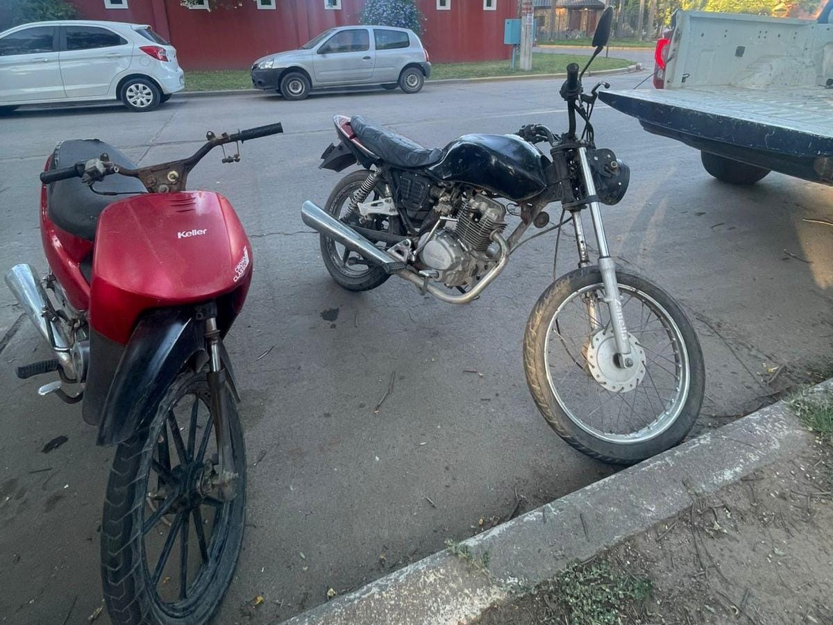 Secuestraron 37 motos y hubo 2 policías heridos