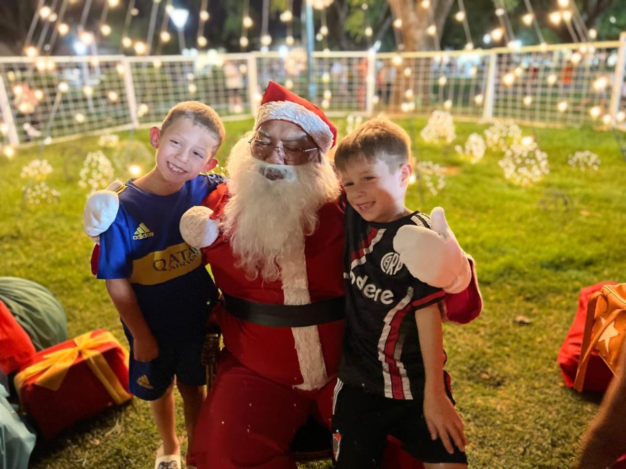 Este martes 23, Papá Noel llega a la Plaza Capitán de los Andes