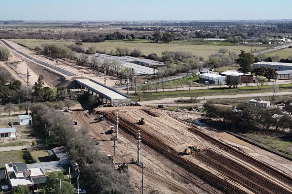 La obra de Circunvalación Sur–Este alcanza un 95 % de avance en Villa María