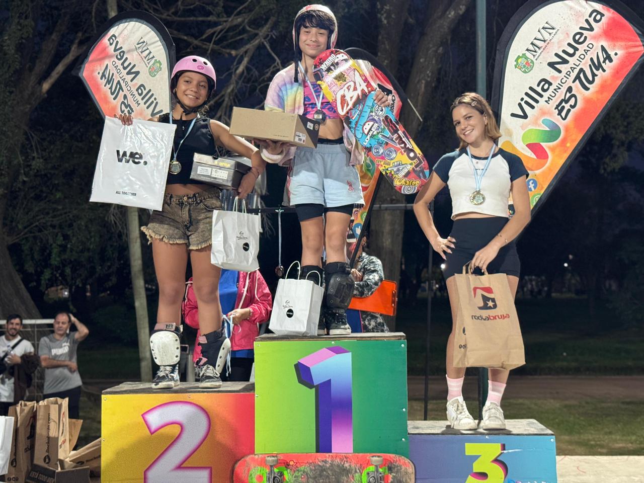 Villa Nueva fue sede de una jornada de skate con más de 100 participantes de todo el país
