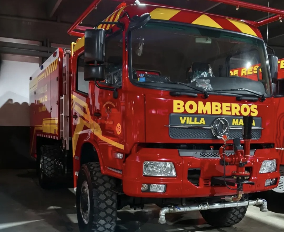 Bomberos de Villa María incorporaron un camión forestal con 6.000 litros de agua