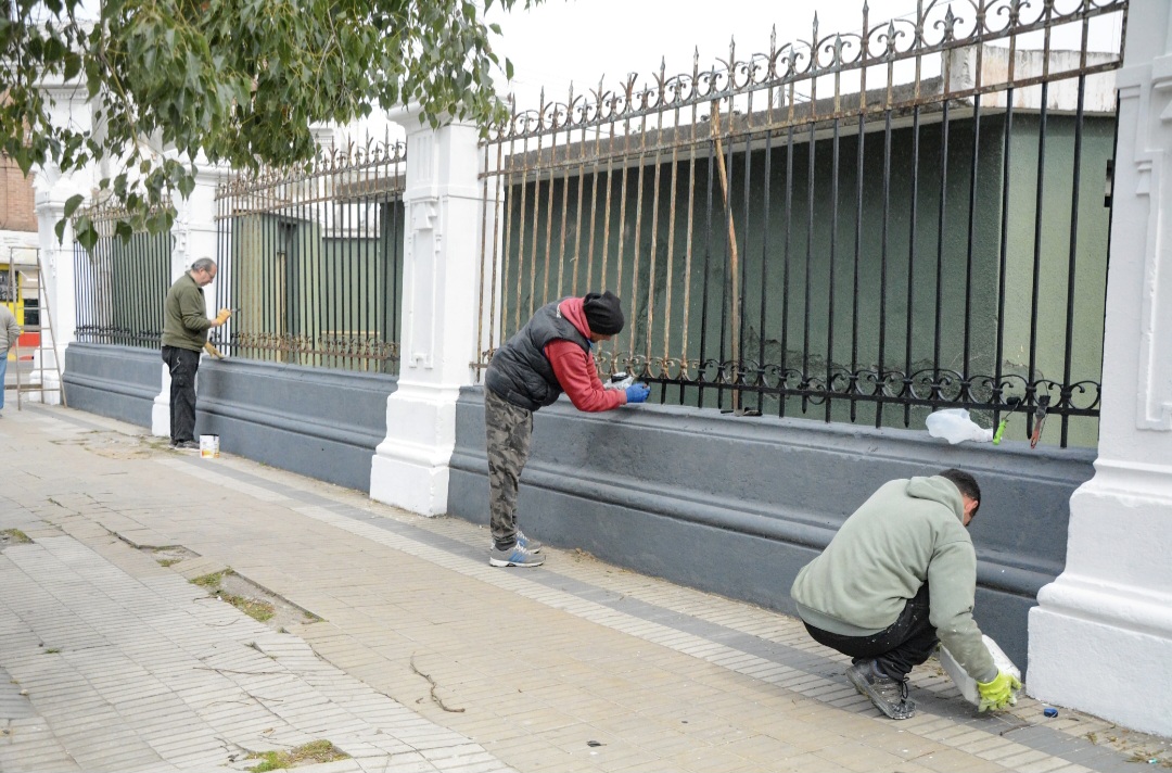 Comenzó la remodelación de la Placita Ocampo