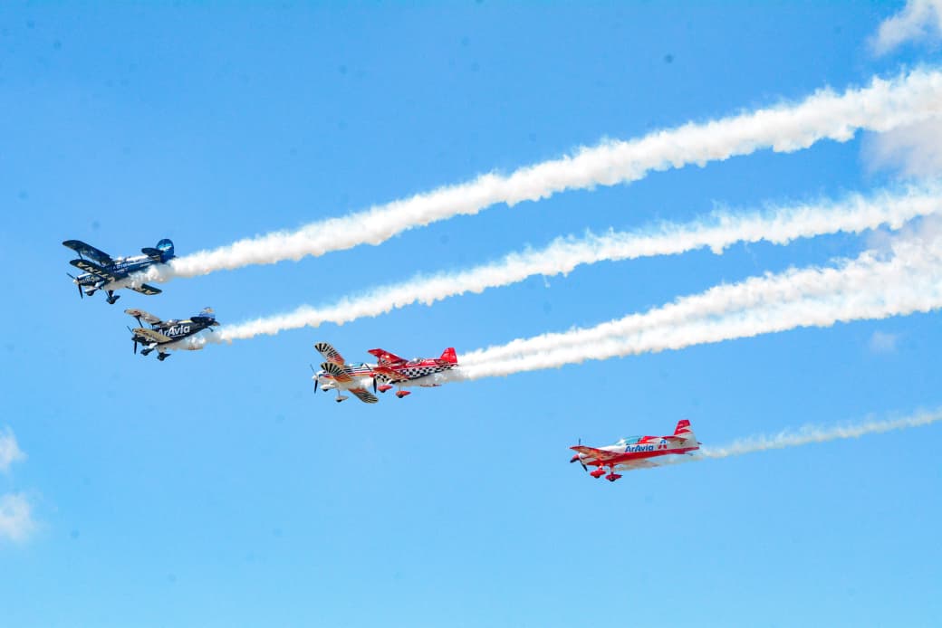 El Festival Aéreo volvió a llenar de actividad el cielo de Villa María