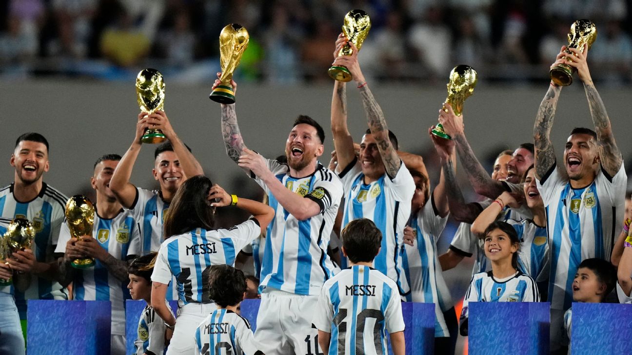 La Selección Argentina en el Puesto 1 de la FIFA