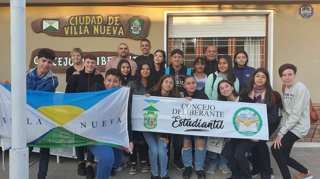 Estudiantes representan a Villa Nueva en el Consejo Provincial de Adolescentes
