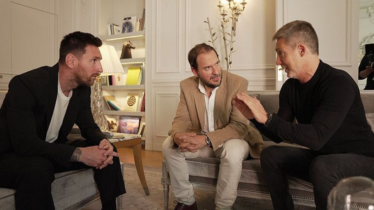 Messi debutó como actor en la serie de Adrián Suar