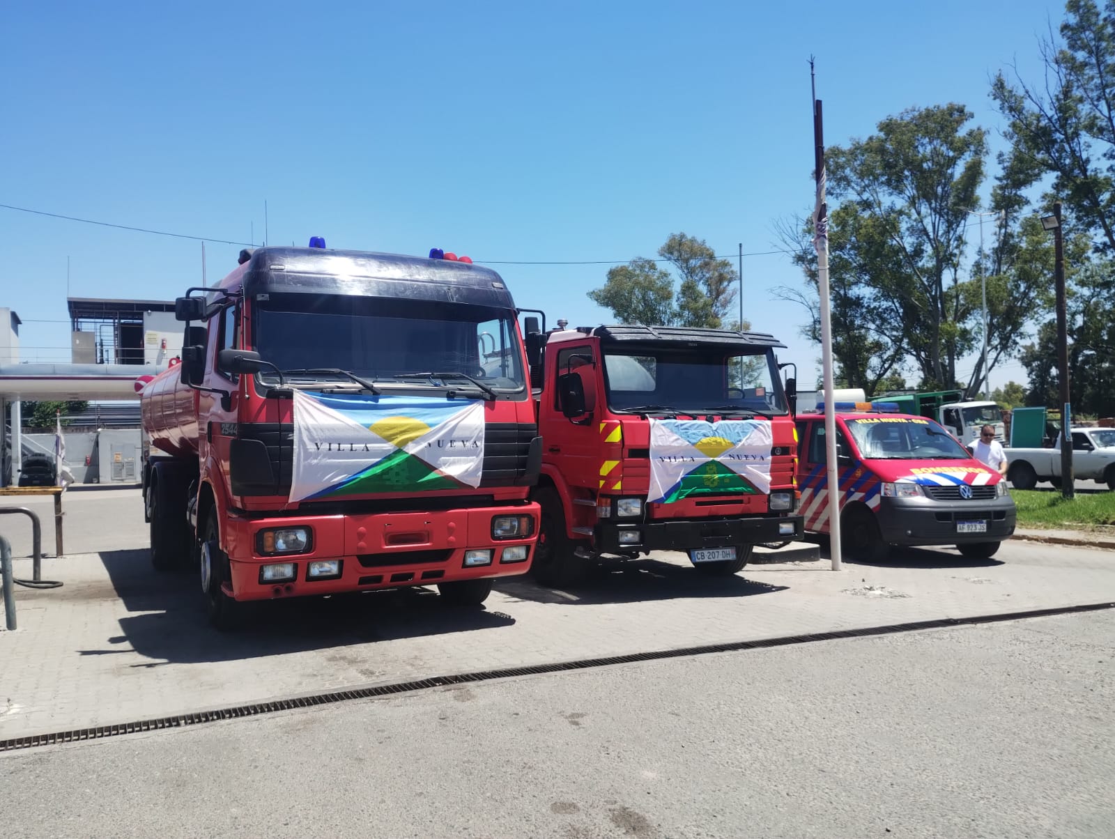 Nuevos camiones cisterna para los Bomberos