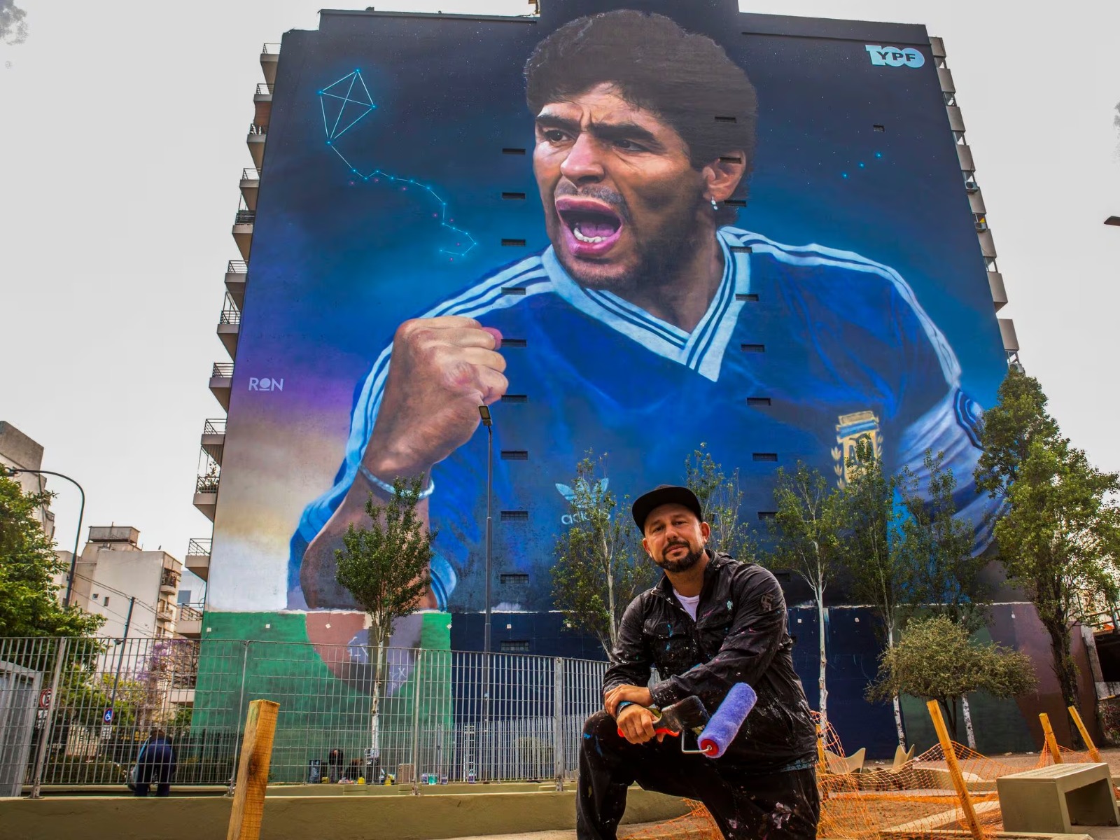 Dos murales argentinos compiten entre 50 obras callejeras de todo el mundo