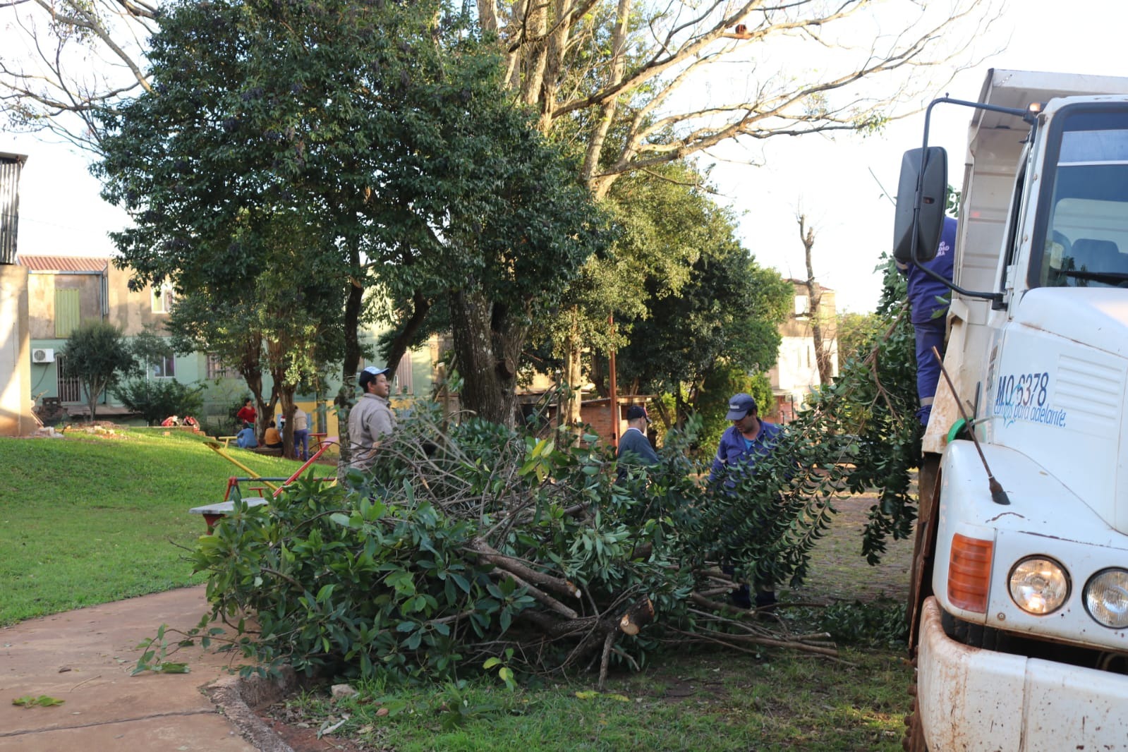 El municipio creó un nuevo servicio de recolección de ramas y podas