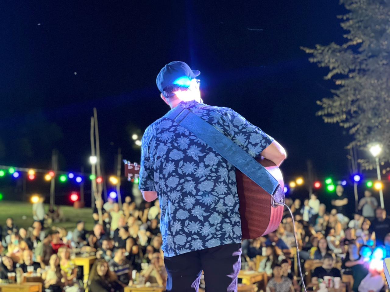 Leo García fue el protagonista de una noche musical en el Parque