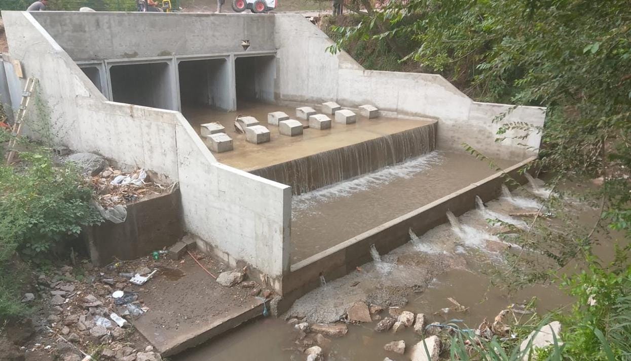 La obra cerca del puente Brigadier Bustos está casi terminada