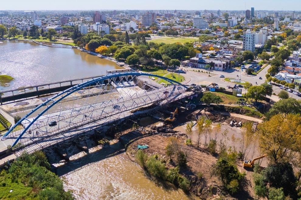 Avanza la obra de protección hídrica para las dos ciudades