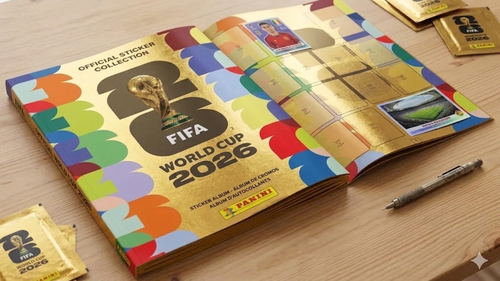 Se viene el álbum dorado del Mundial 2026 con edición especial 