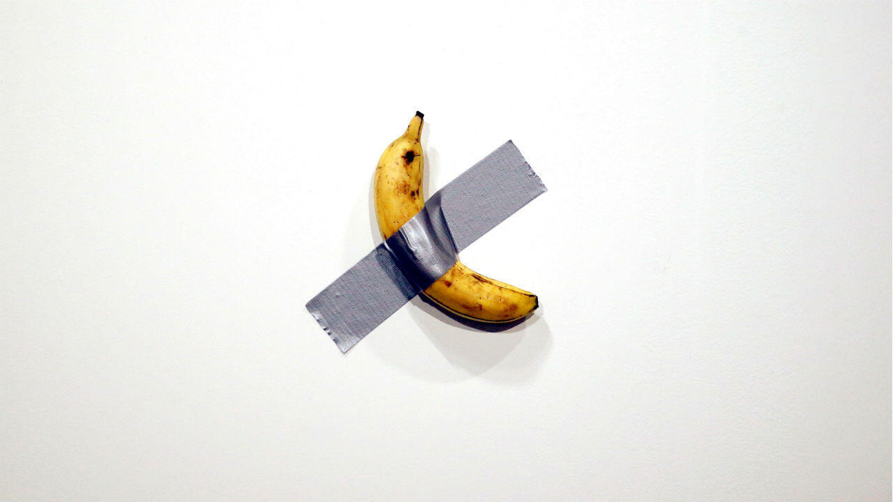 Roban la banana más famosa del arte contemporáneo: estaba valuada en US$6,2 millones