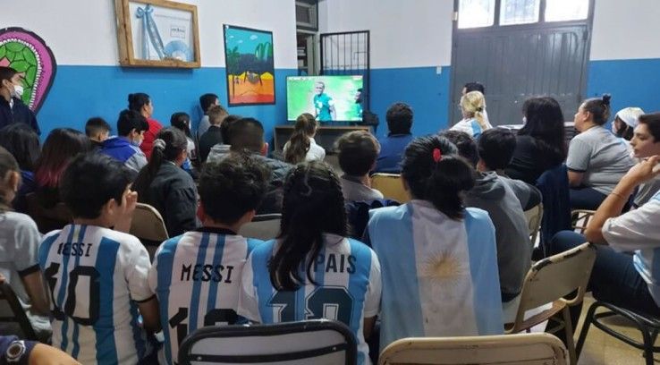 Córdoba permitirá que los alumnos vean los partidos de Argentina