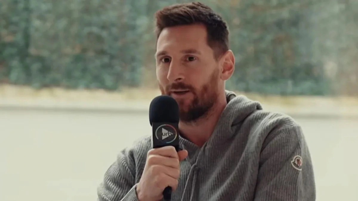 Messi y su primera entrevista como campeón del mundo: 
