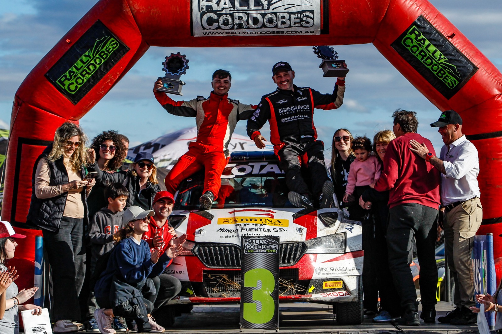 Echeverría y un gran fin de semana: se subió al podio en Río Tercero