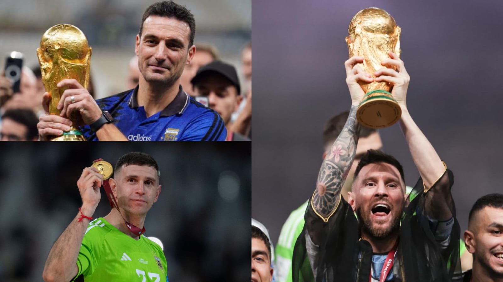 Messi, Dibu Martínez y Scaloni ganaron los premios The Best